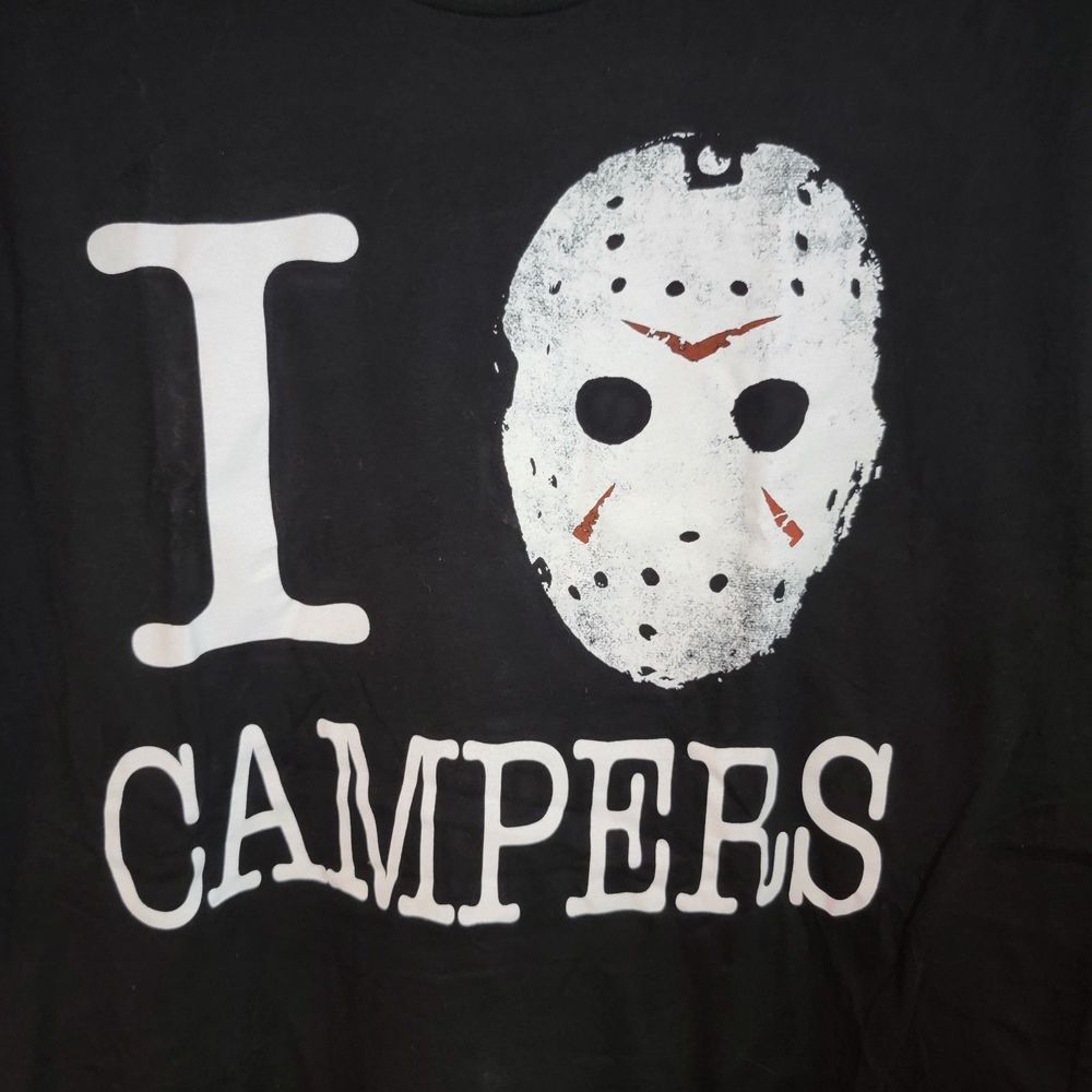 I Jason Campers SS Tee Black - Size Large